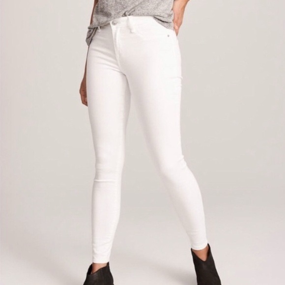Abercrombie & Fitch Simone High Rise Super Skinny Jeans 28 6 L - Picture 1 of 5